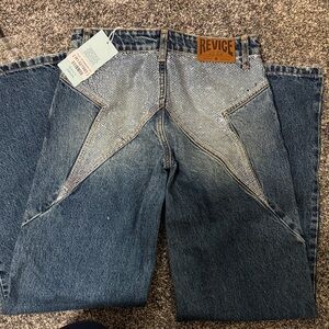 REVICE Distressed Blue women’s Jeans